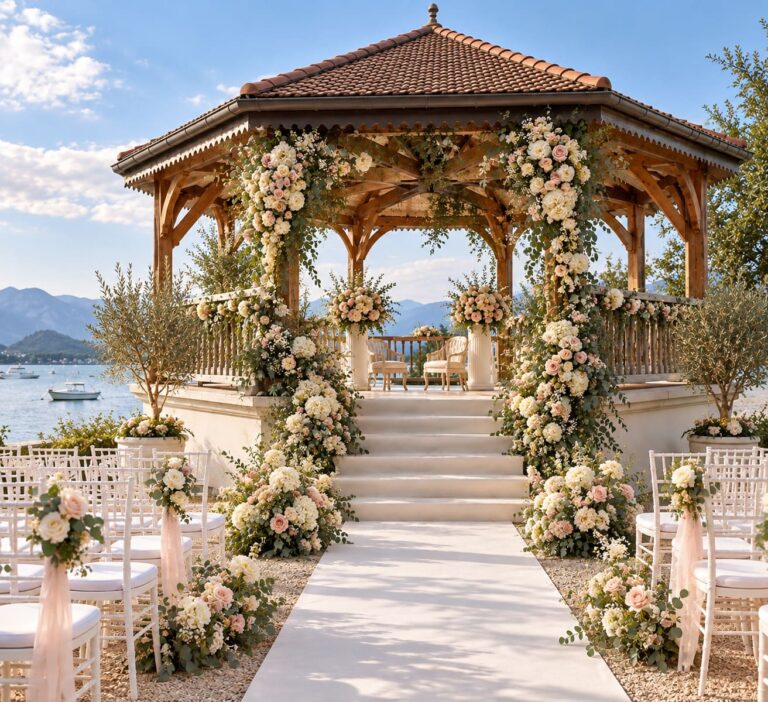 mariage au palace de menthon saint bernard