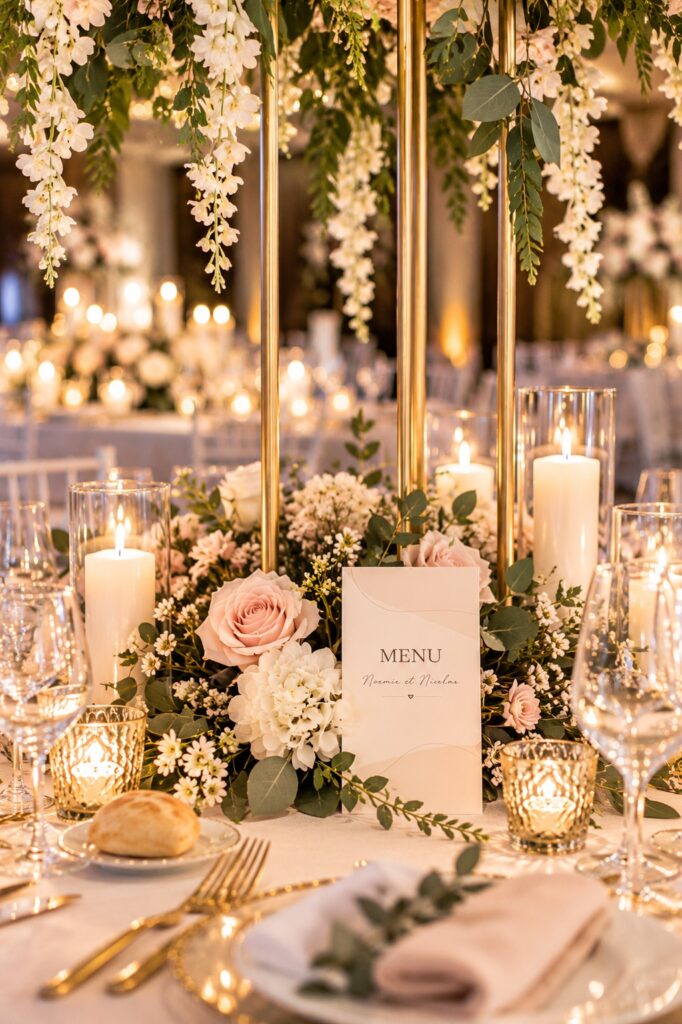 decoration mariage palace de menthon saint bernard