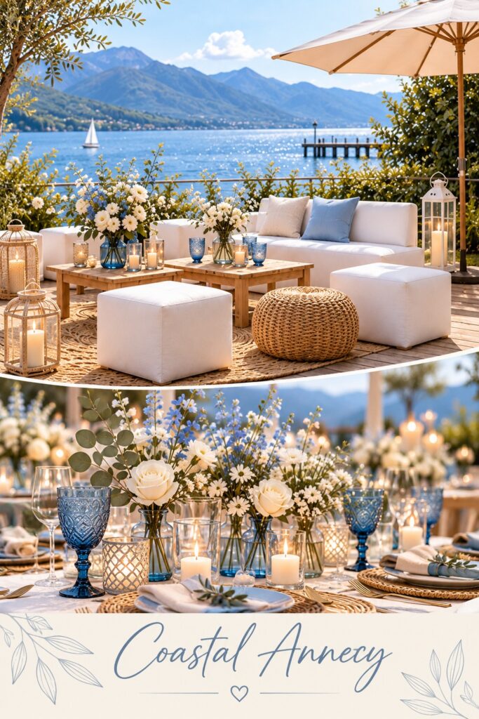 location decoration mariage centre de table et location décoration à Annecy et en Haute-Savoie