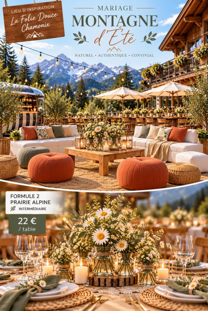 location decoration mariage montagne Haute Savoie et Annecy