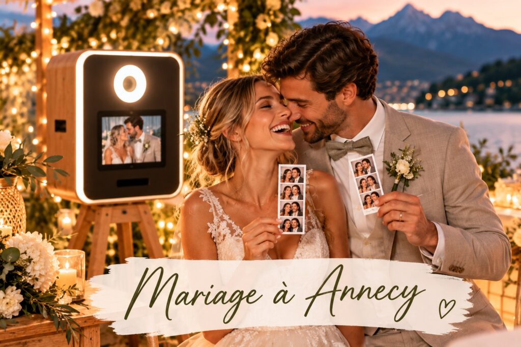 location photobooth mariage à Annecy